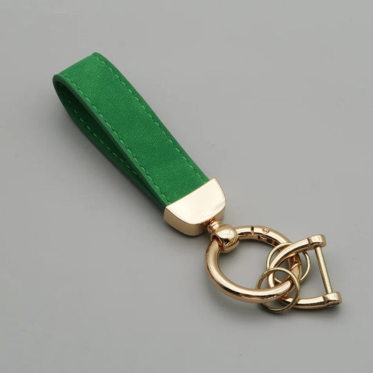 Leather Car Keychain for Men and Women