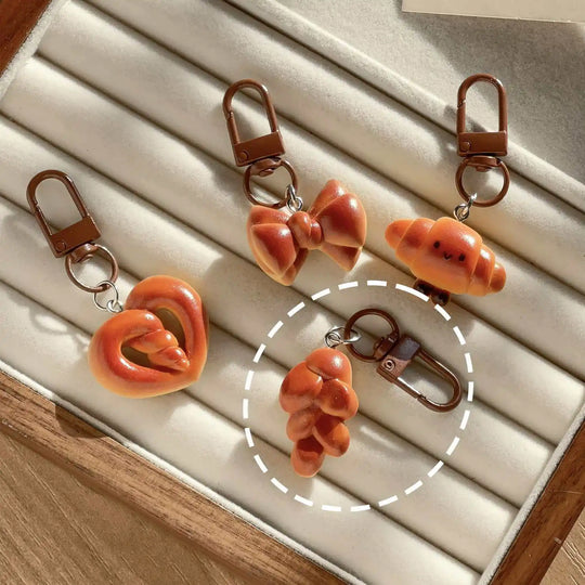 Bread Cute Keychain Car Keychains
