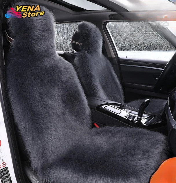 Luxurious Sheepskin Car Seat Cover – Premium Wool-Inspired Comfort for Every Journey