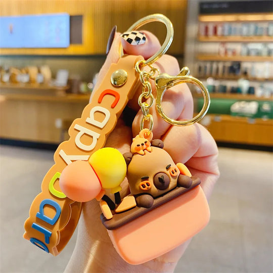 Cute Capybara Car Keychain Gifts
