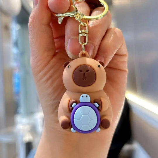 Cute Capybara Car Keychain
