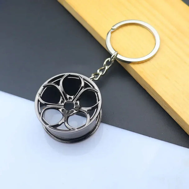 Mini Creative Wheel  Car Keychain