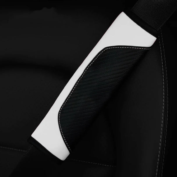 Leather Car Seat Belt Safety Cover For Man