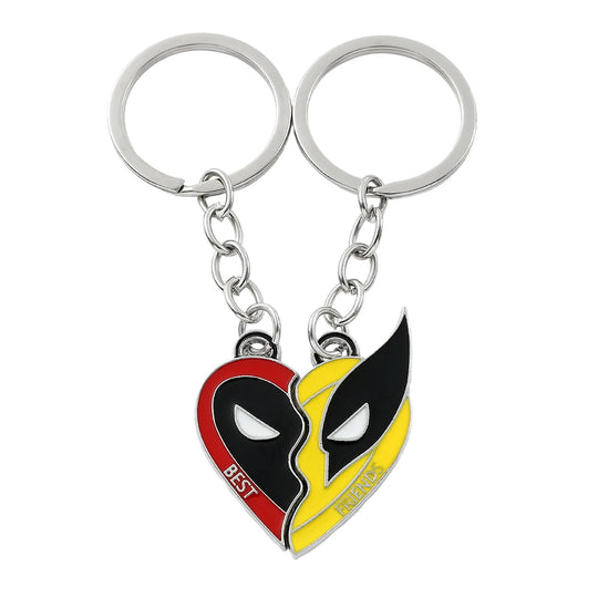 deadpool and wolverine car keychain