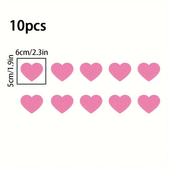 Pink Reflective Sticker