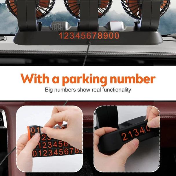 12 V Car Fan - Professional Automotive Cooling Solution