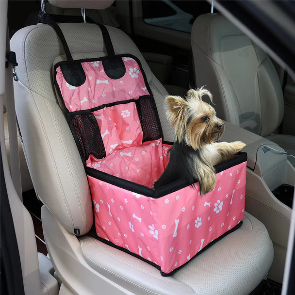 Dog Car Seat with Storage Pockets | AutoMania