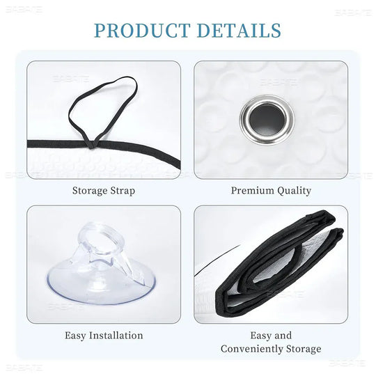 Kawaii Kuromi-S Car Sunshade Front Windows