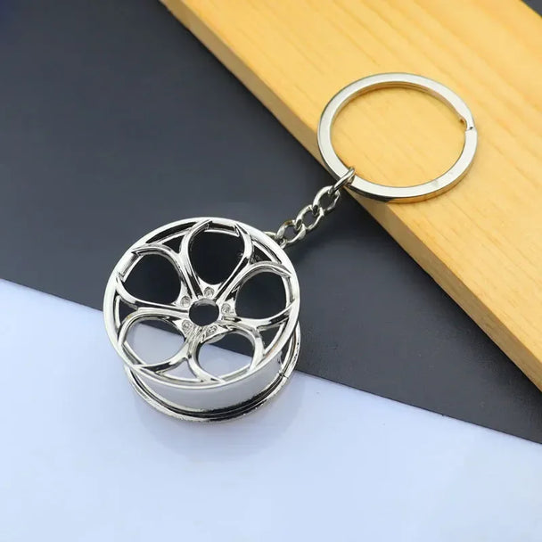 Mini Creative Wheel  Car Keychain