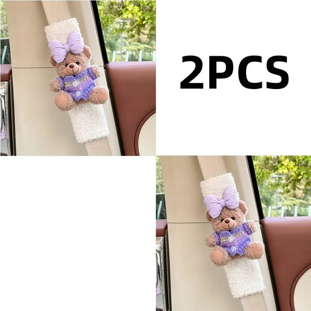 Cute Bear Car Seat Belt Shoulder Cover