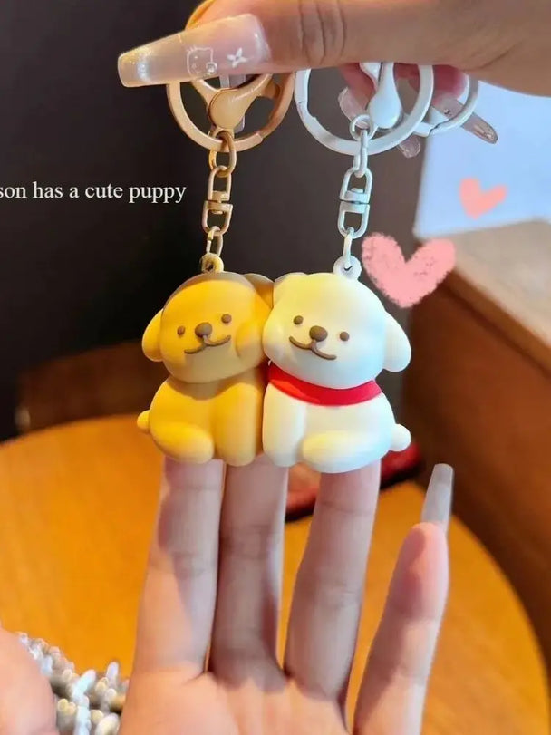 Couples magnetic keychain For Car