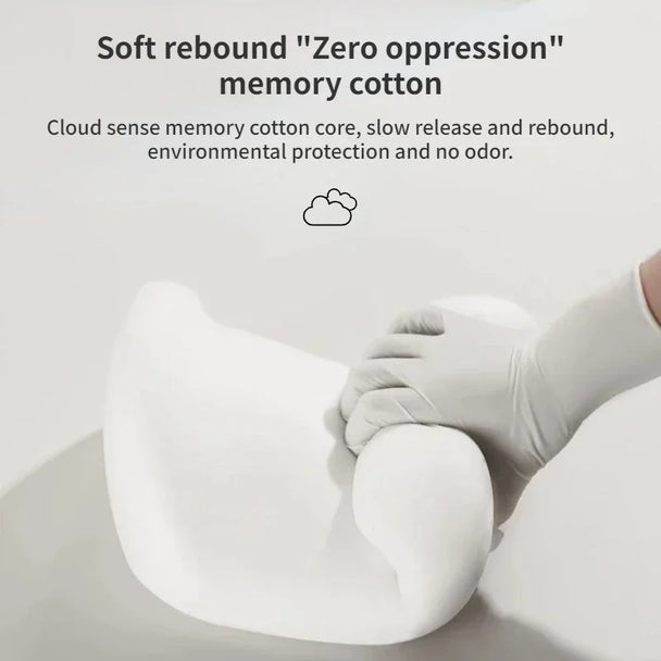 neck with lumbar support for car seat