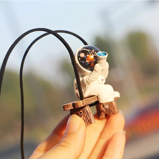 Astronaut Car Hanger Mirror