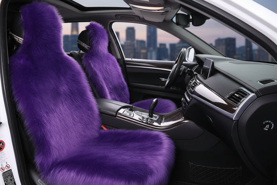 Luxurious Sheepskin Car Seat Cover – Premium Wool-Inspired Comfort for Every Journey