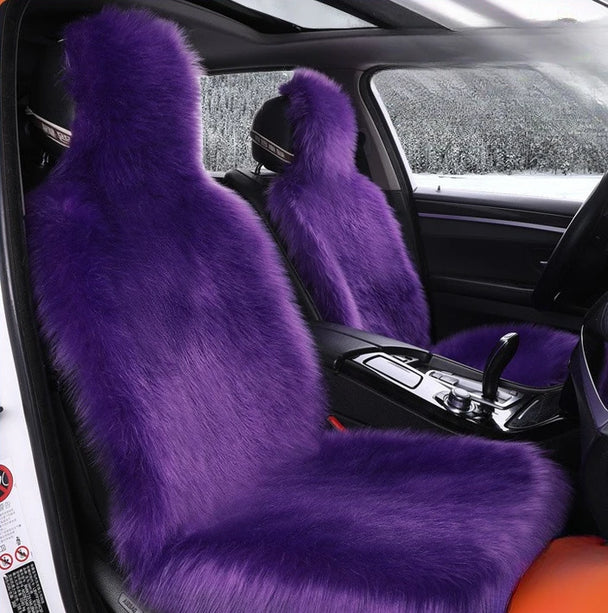 Luxurious Sheepskin Car Seat Cover – Premium Wool-Inspired Comfort for Every Journey