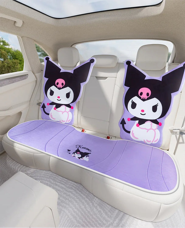 Hello Kitty & My Melody Kuromi Winter Plush Car Seat Cushion