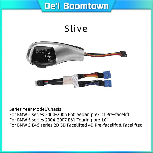 Automatic shift knob with button