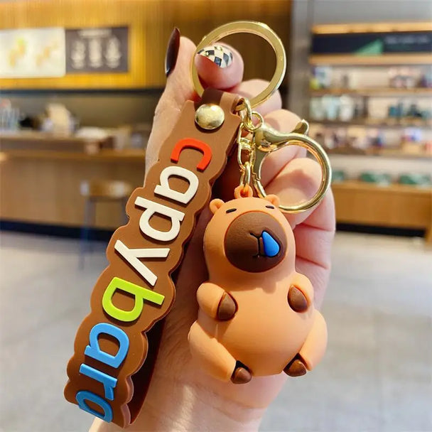 Cute Capybara Car Keychain Gifts