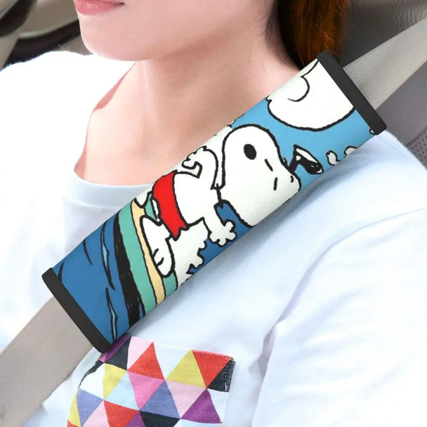 Snoopys Car Seat Belt Pads 2 PCS
