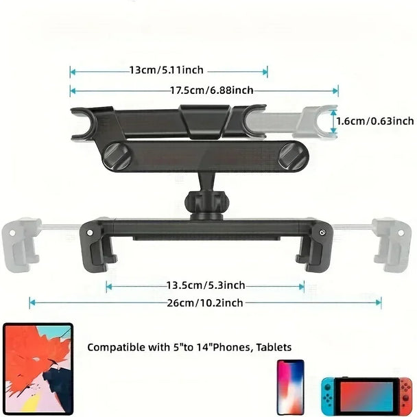 Tablet Car Headrest Mount Holder