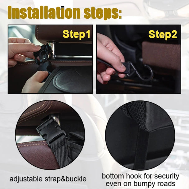 Car Trash Can with Lid