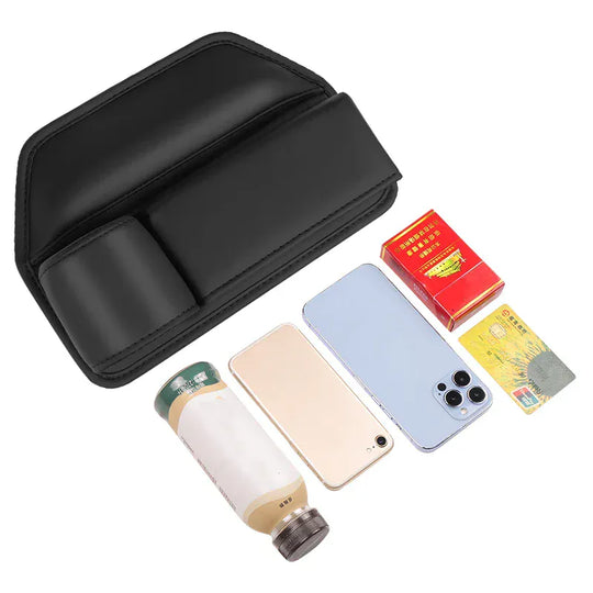 Leather Car Seat Gap Organizer – Premium Automotive Storage Excellence