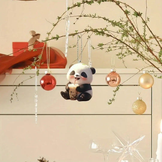 Panda Car Mirror Hanging Accessories