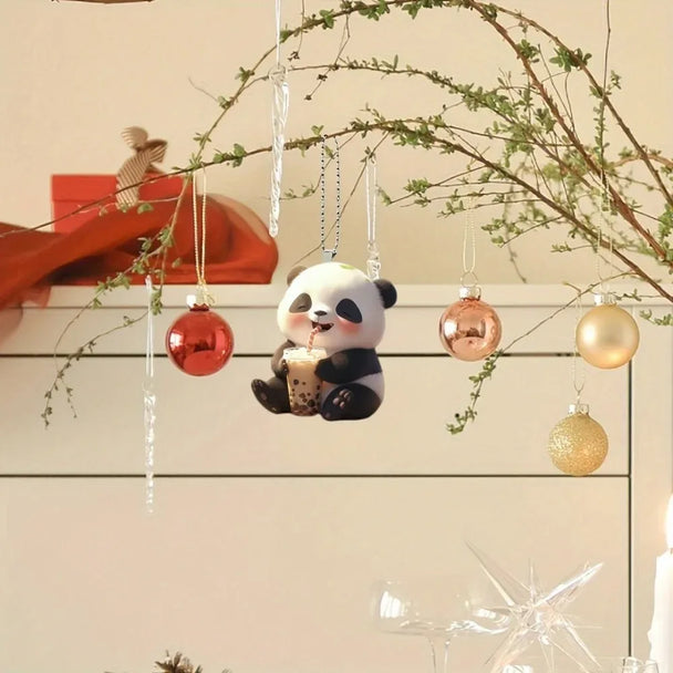 Panda Car Mirror Hanging Accessories