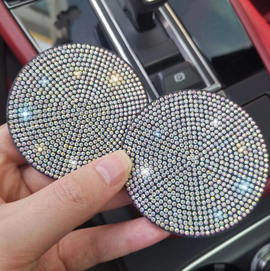 absorbent car coasters 2 pcs colorful