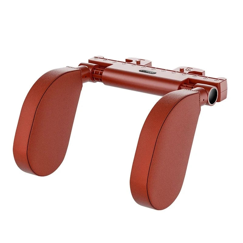 adjustable car seat headrest Leather -Red