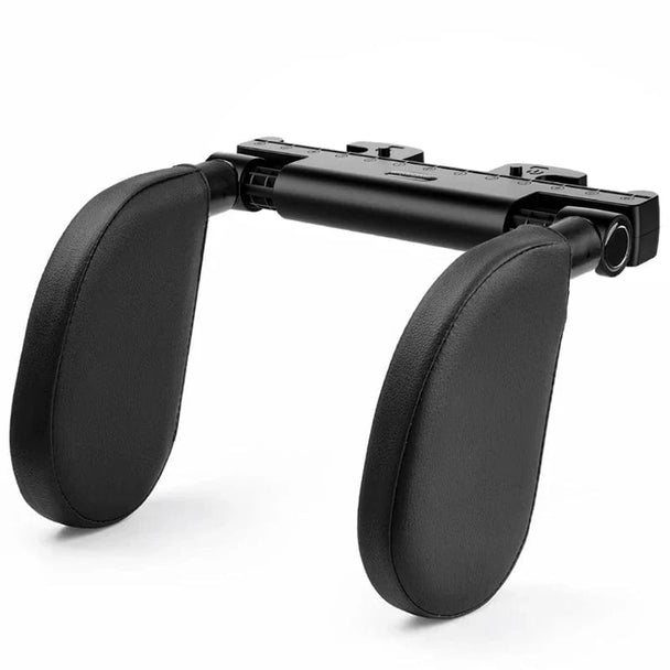 adjusting headrest on car seat  Leather - Black