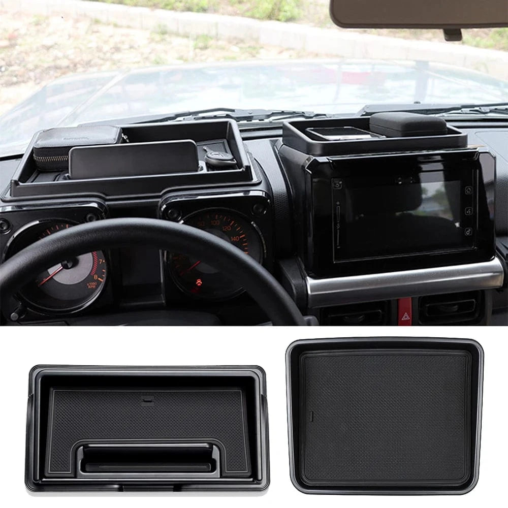Auto car front dashboard storage box container organizer   Storage Box 2PCS