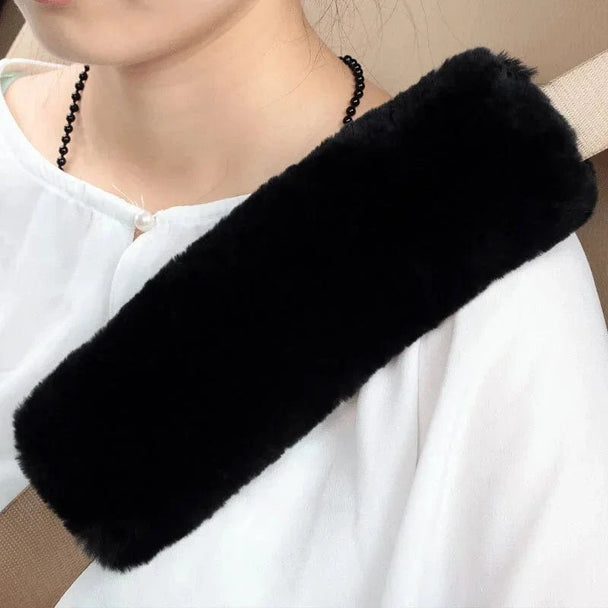 Auto seat belt pads Black