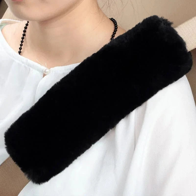 Auto seat belt pads Black