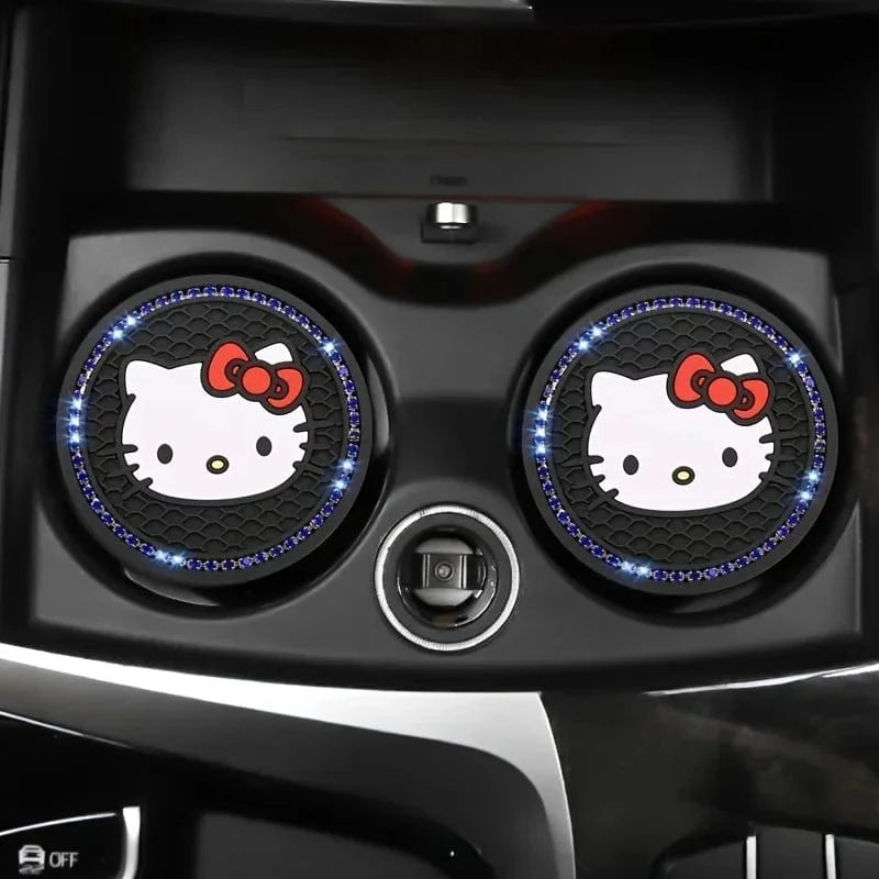 autozone car coasters  Hello Kitty Blue