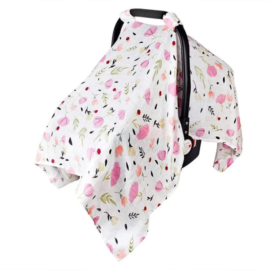baby car seat covers Pink Flower