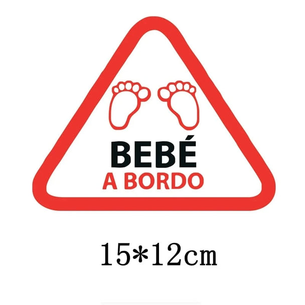 baby car sticker funny​  NB03