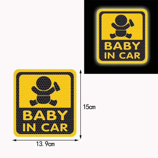 baby on board stickers for car​  15cm-Mama