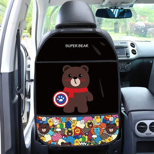back of car seat protector  1PCS Bear
