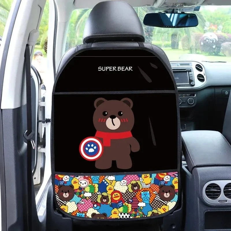 back of car seat protector  1PCS Bear