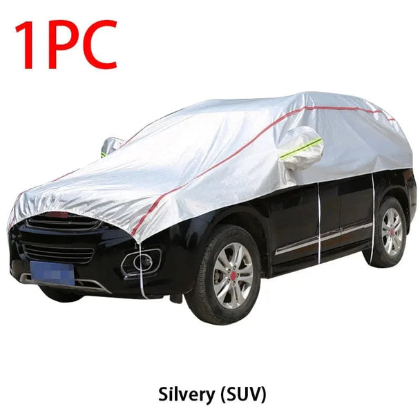 best car covers for outside​  SUV Silver