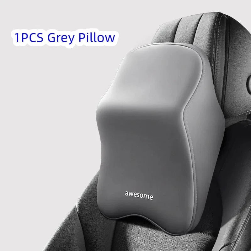 best lumbar support pillow for car A Grey Pillow