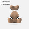 best lumbar support pillows for car 1 Set Brown