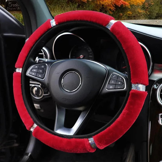 Best winter Steering wheel cover red