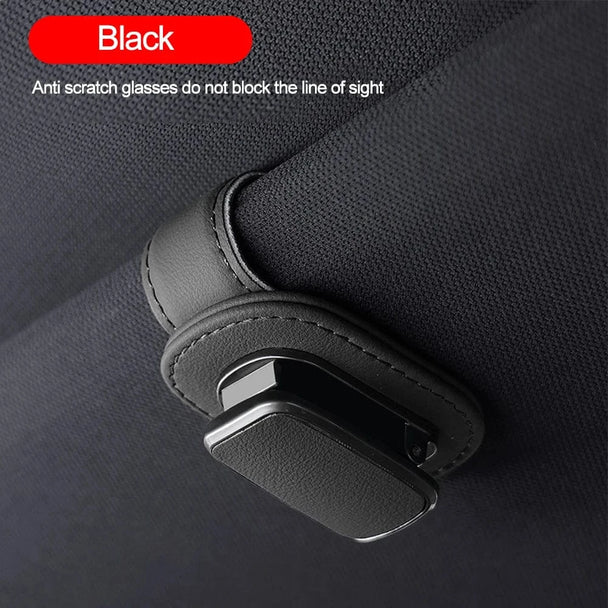 Black car sun visor clip on mirror  Black