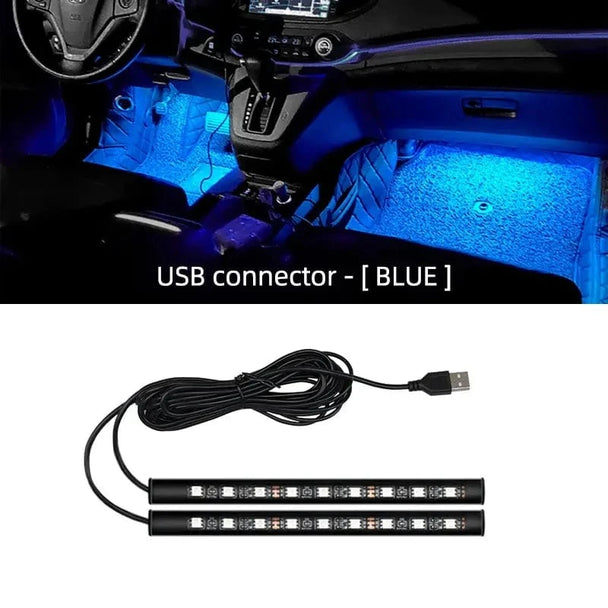 blue led interior lights for cars Blue