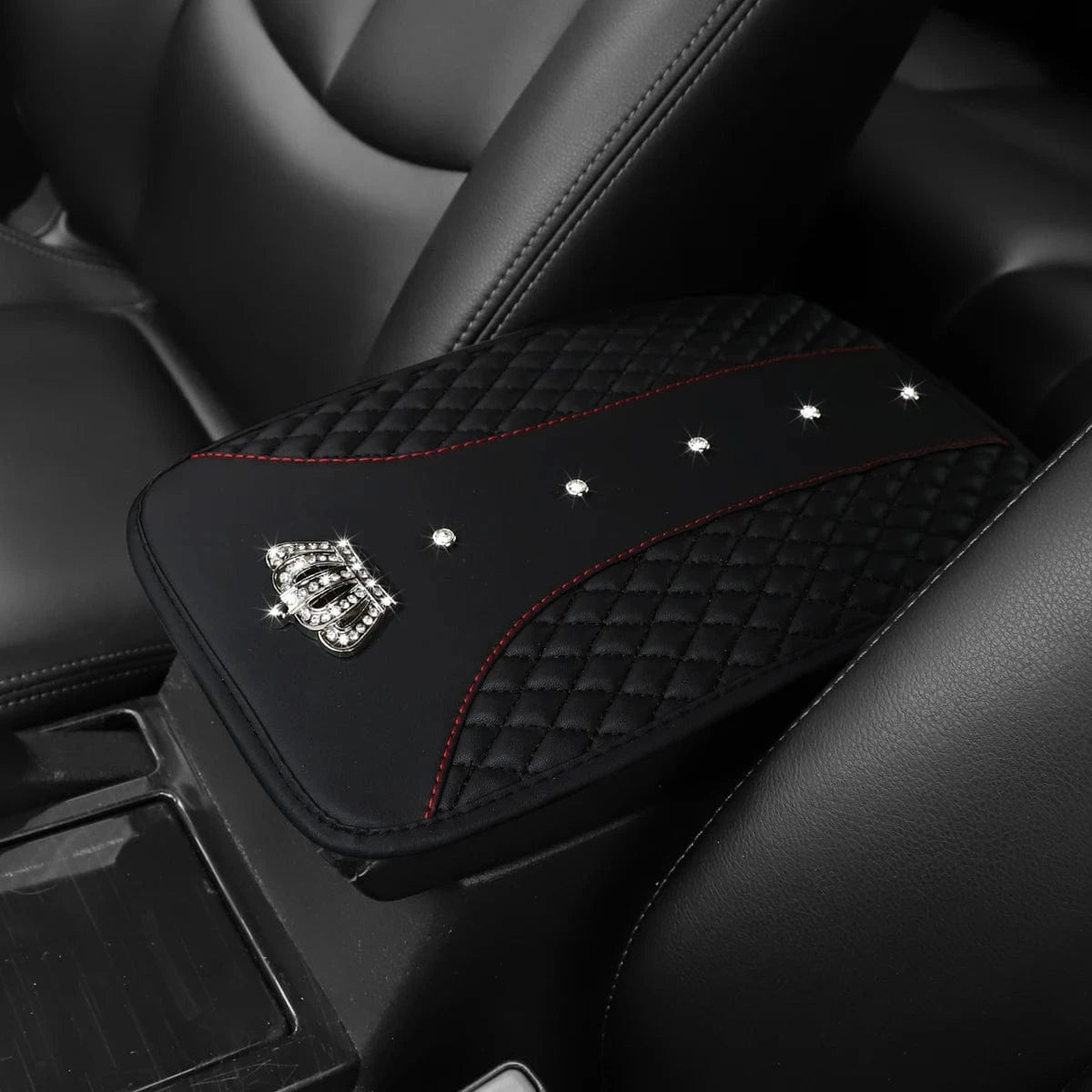 car armrest covers​  black