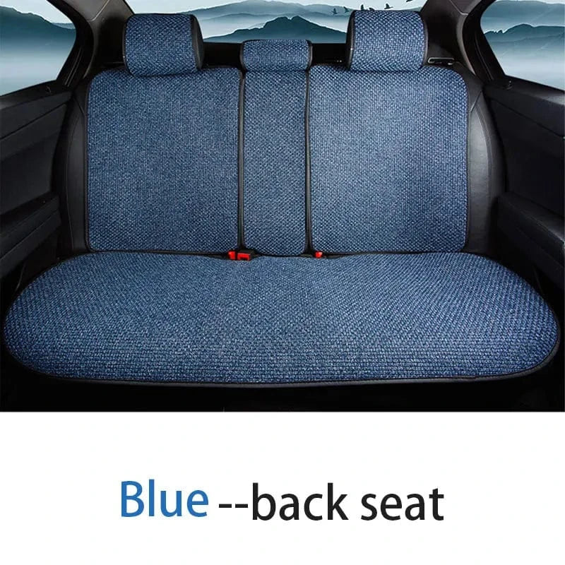 car back seat cover 1PC Rear Blue