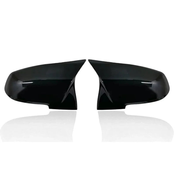 car bling rear view mirror cover Bright black