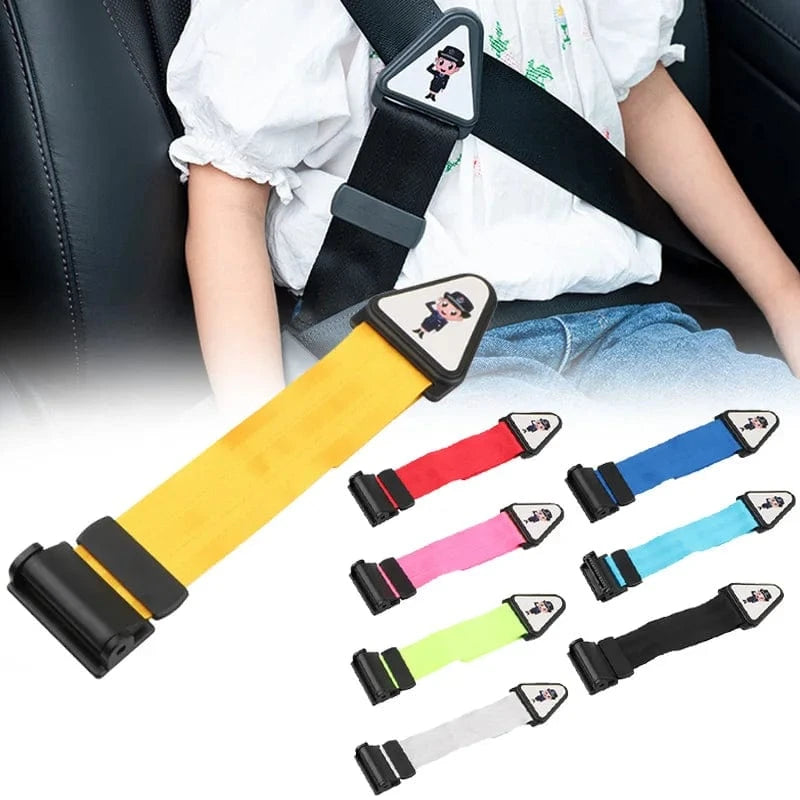 car child safety seat belt green